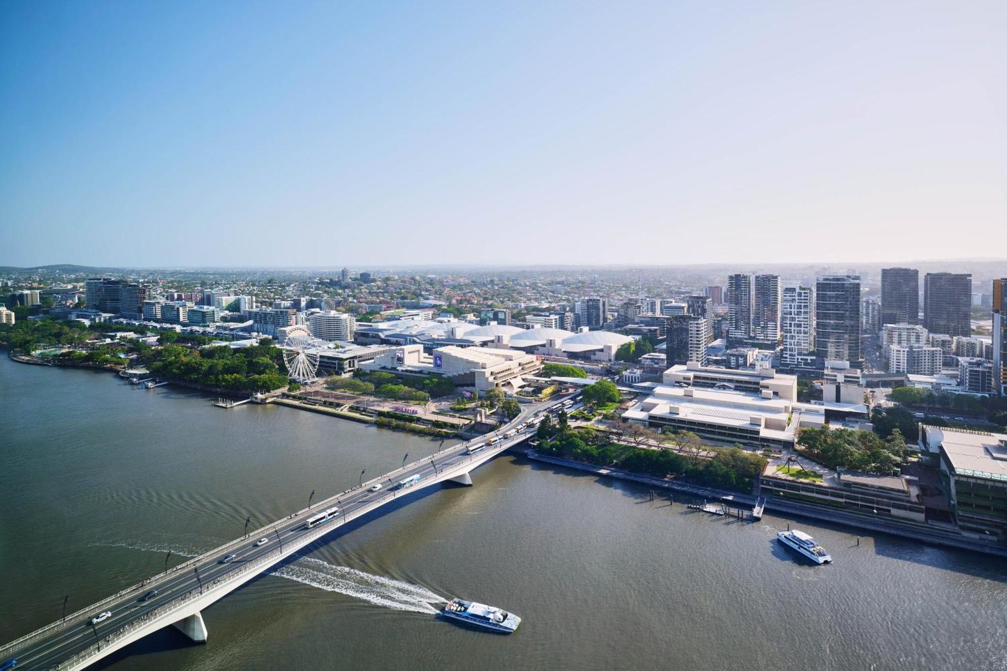 Отель W Брисбен Экстерьер фото Aerial view of the proposed Brisbane International Pool